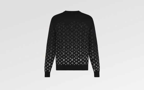 Pull col rond à Monogram dégradé LVSE – Image 2