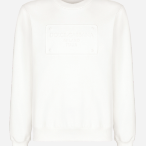 SWEAT-SHIRT EN JERSEY TECHNIQUE À LOGO DG GAUFRÉ