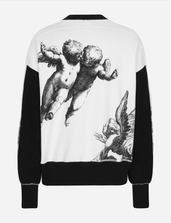 SWEAT-SHIRT RAS DE COU À IMPRIMÉ ANGES BLANCO DOLCE&GABBANA – Image 2