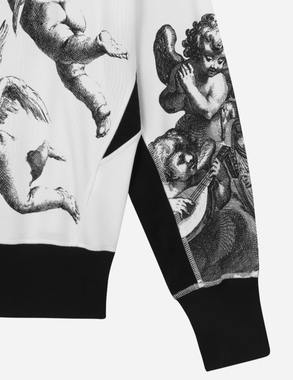 SWEAT-SHIRT RAS DE COU À IMPRIMÉ ANGES BLANCO DOLCE&GABBANA – Image 3