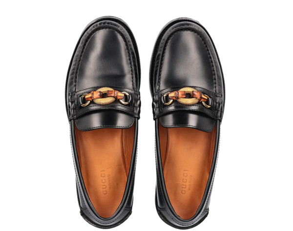 Mocassins à mors en bambou GUCCI – Image 2