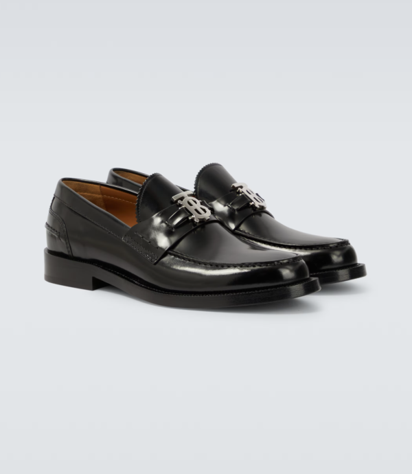 Mocassins Burberry en cuir Monogram