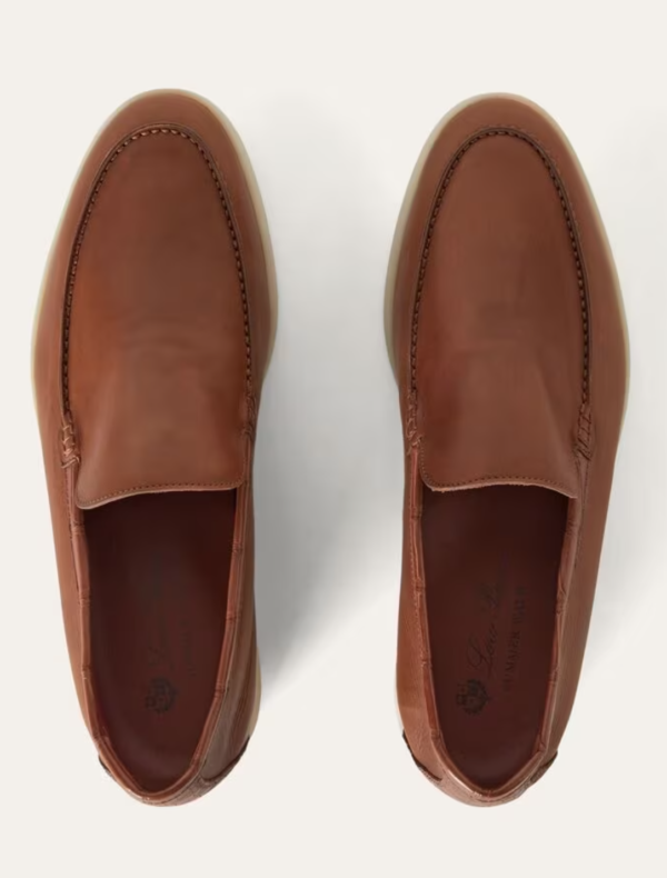 Mocassins Loro Piana Summer Walk en Cuir – Image 4