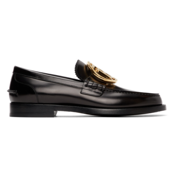 Burberry Black TB Emile Loafers – Image 3