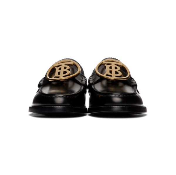 Burberry Black TB Emile Loafers – Image 2