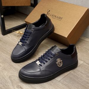 Leather Lo-Top Sneakers Billionaire