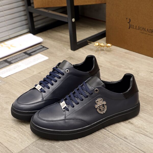 Leather Lo-Top Sneakers Billionaire – Image 2