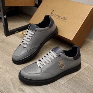 Leather Lo-Top Sneakers Billionaire
