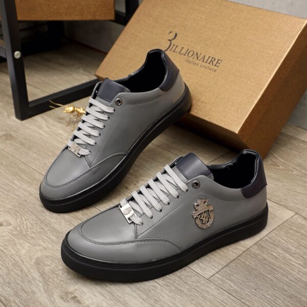 Leather Lo-Top Sneakers Billionaire