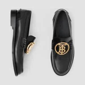 Burberry Black TB Emile Loafers