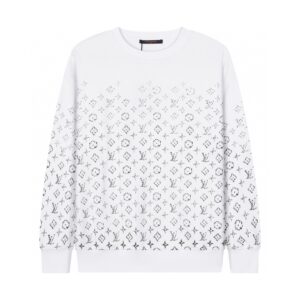 Pull col rond à Monogram dégradé LVSE