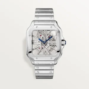 Grande Montre Squelette Santos de Cartier - Acier