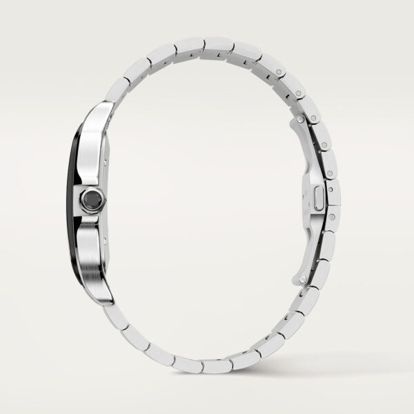 Montre Santos de Cartier - Acier & ADLC, Grand Cadran Gris – Image 7