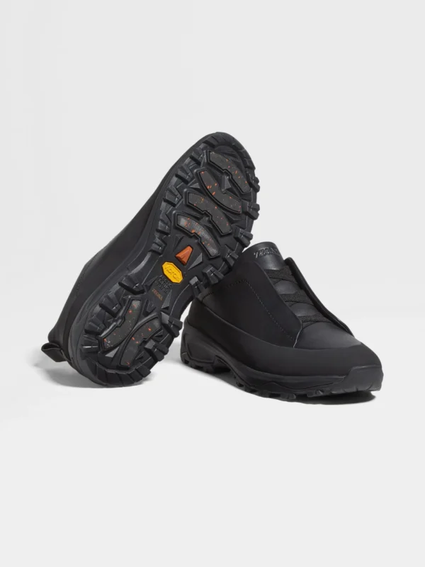 ZEGNA Triple Stitch Monte - Cuir Noir – Image 3