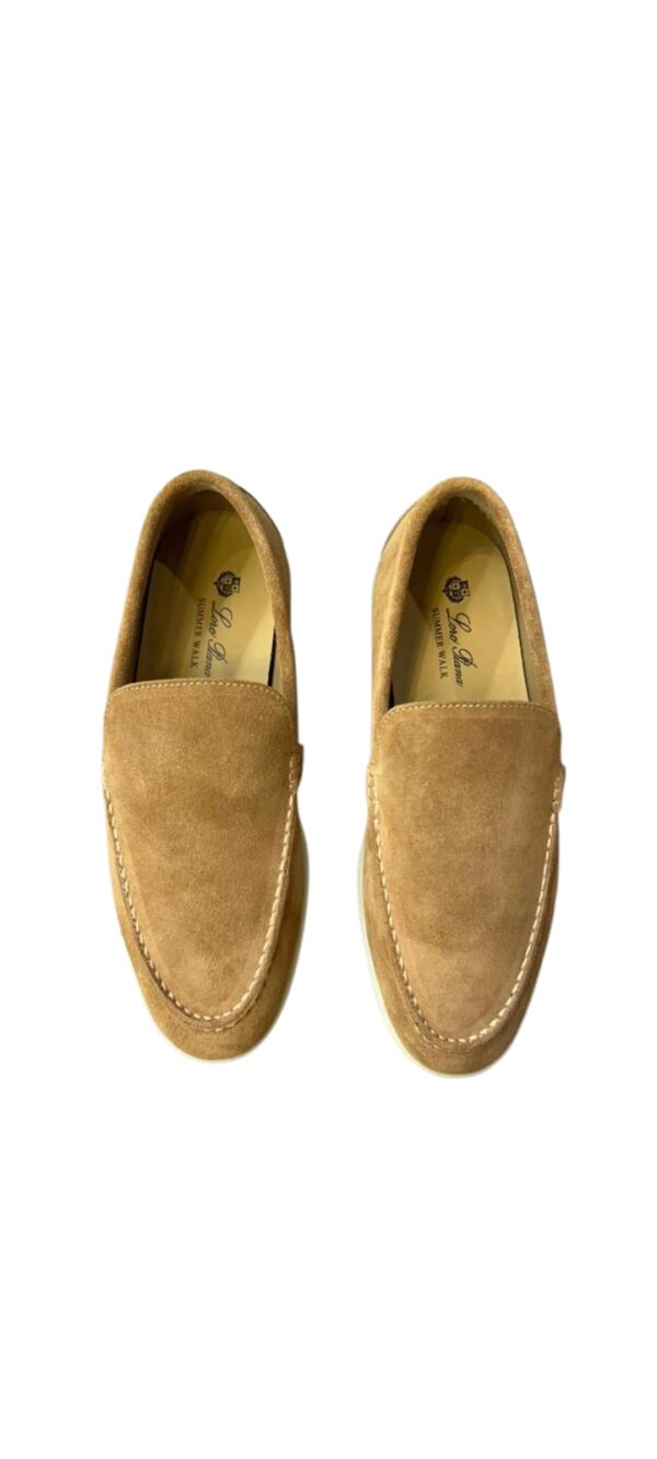 Loro Piana Summer Walk Loafers TAN – Image 2