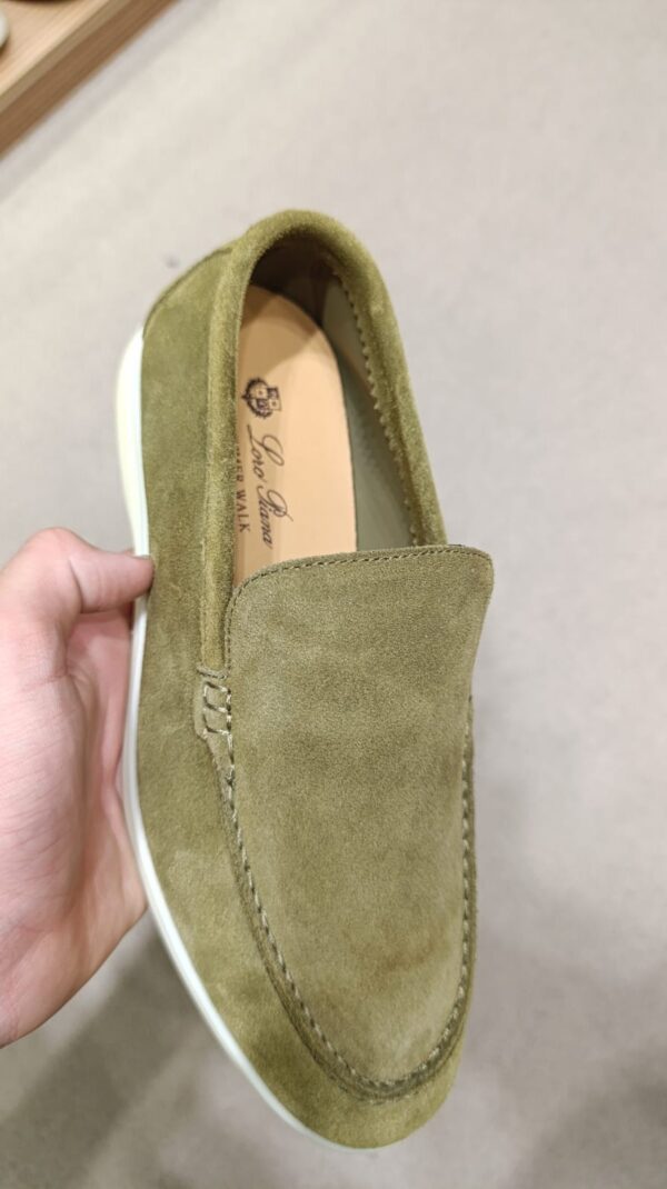 Loro Piana Summer Walk Loafers MURANO GREEN – Image 3